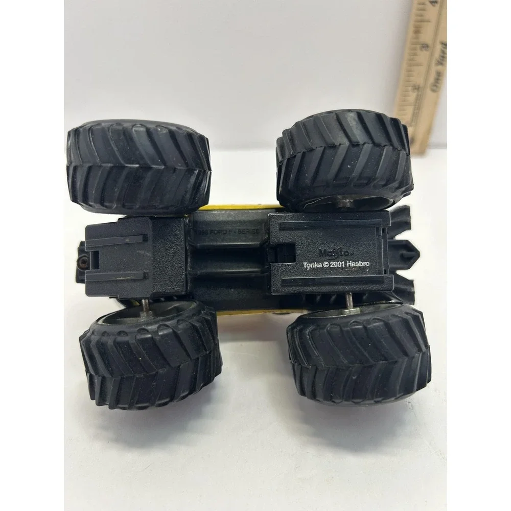Tonka Ford Grindin' Gears 1:64 Yellow Monster Truck Diecast Toy Small Vehicle
